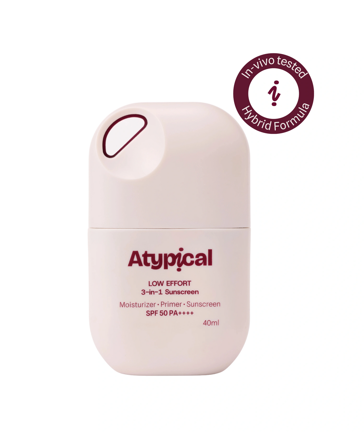 Low Effort 3-in-1 Sunscreen